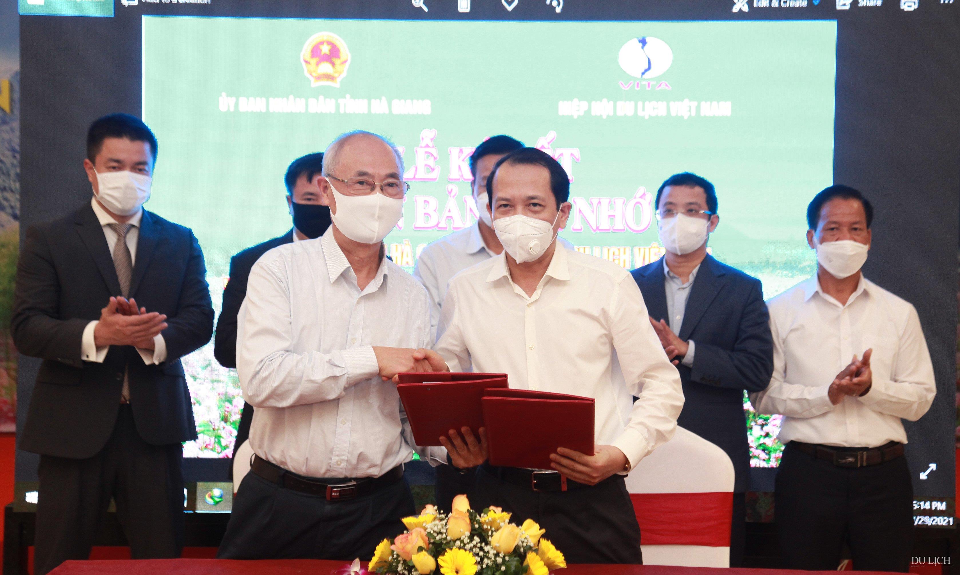 Lễ Ký kết hỗ trợ phát triển du lịch giữa tỉnh Hà Giang với Hiệp hội Du lịch Việt Nam